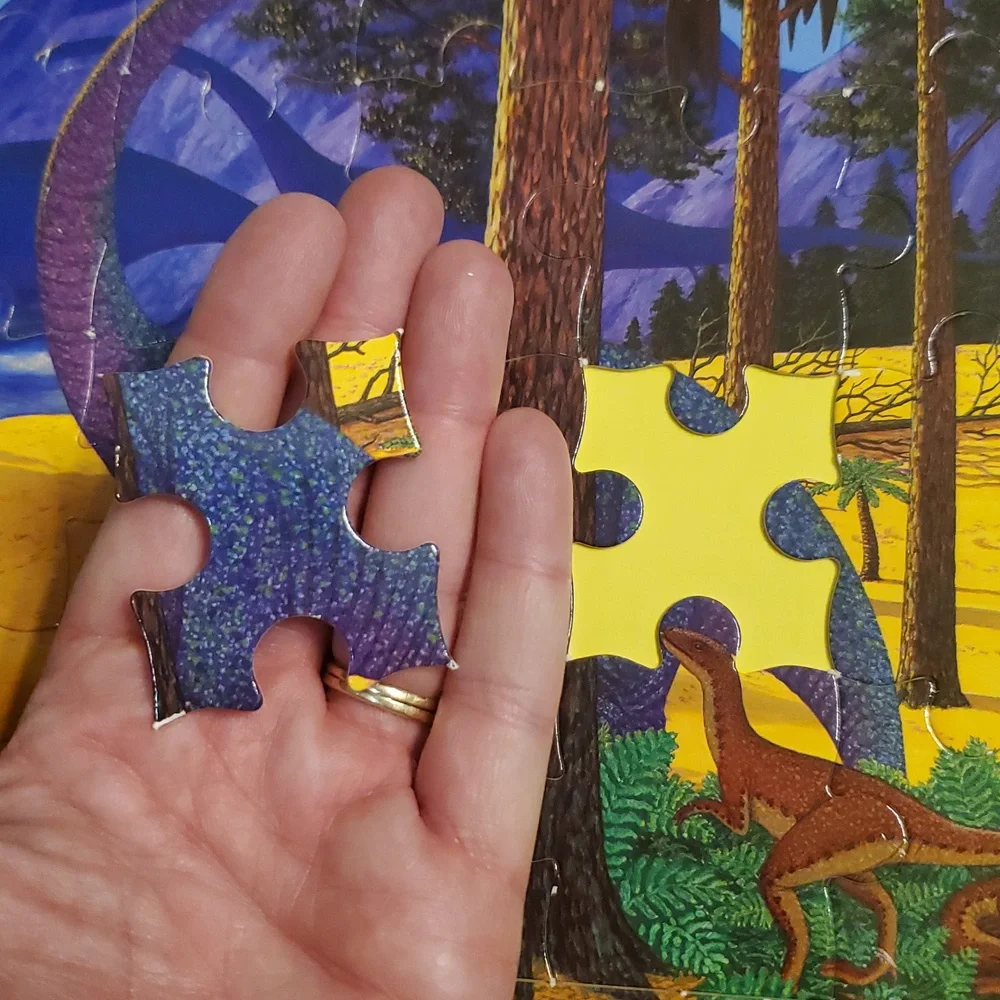 Jigsaw Dinosaurs‎ Puzzle Book